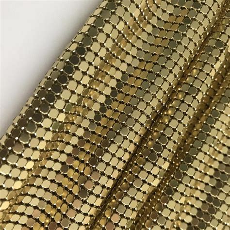 metallic gold fabric chain bty|Amazon.com: Metallic Mesh Fabric.